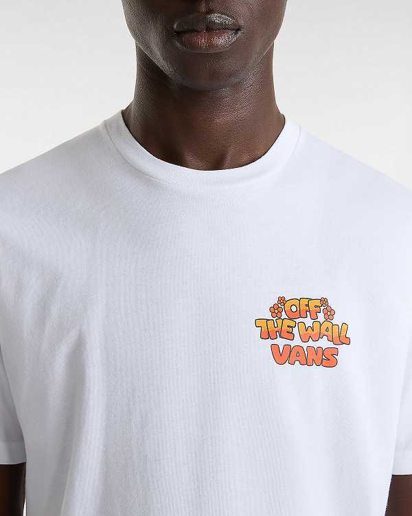 White Men Vans Bouya T Shirts Australia | VN2479860