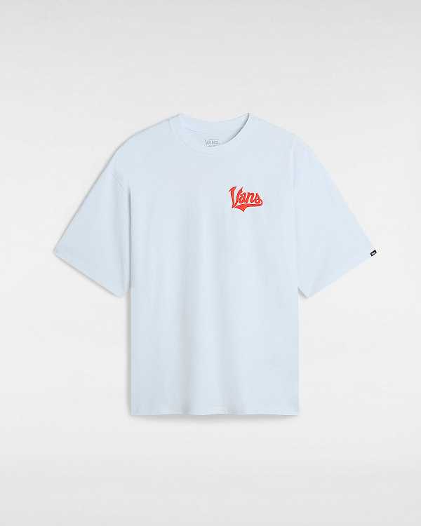 White Men Vans Linea Loose T Shirts Australia | VN0569471