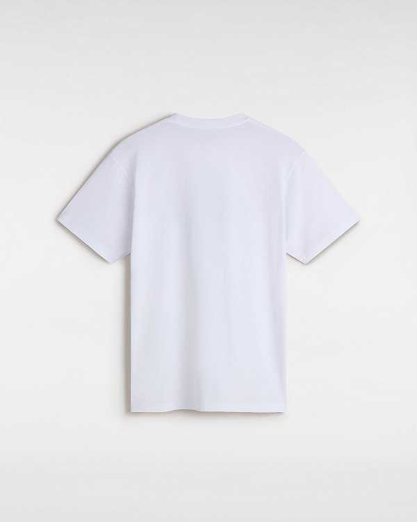 White Men Vans OTW Classic Front T Shirts Australia | VN3514802