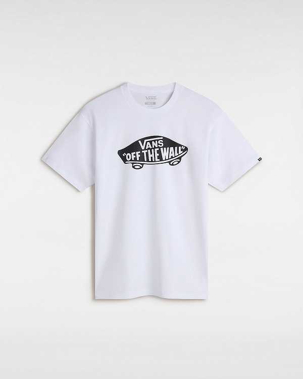 White Men Vans OTW Classic Front T Shirts Australia | VN3514802