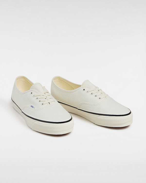 White Men Vans Premium Authentic 44 Duck Canvas Shoes Australia | VN0253961