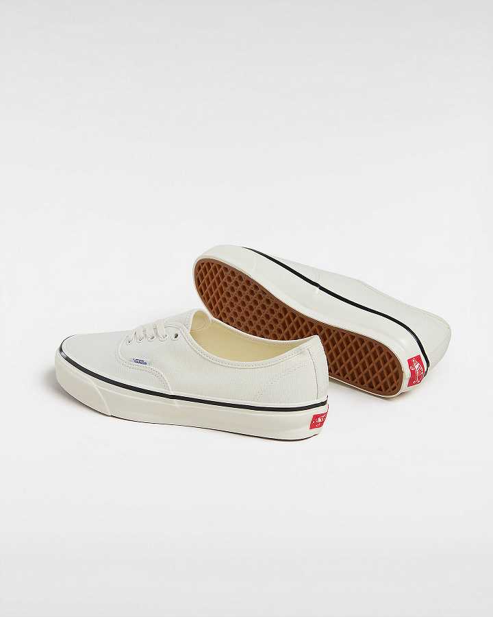 White Men Vans Premium Authentic 44 Duck Canvas Shoes Australia | VN0253961