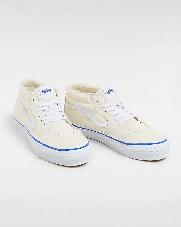 White Men Vans Premium Sk8-Mid 83 Sneakers Australia | VN3491650