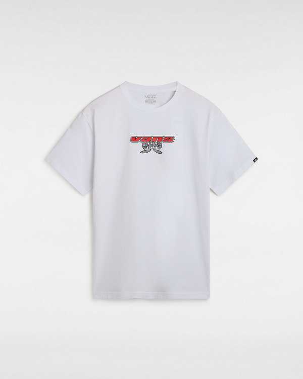 White Men Vans Sakomo T Shirts Australia | VN8475139