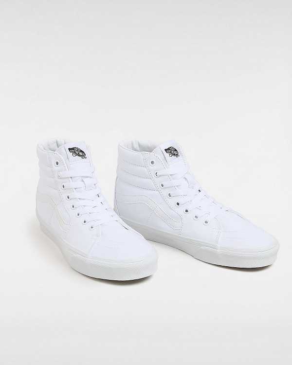 White Men Vans Sk8-Hi Sneakers Australia | VN2197830