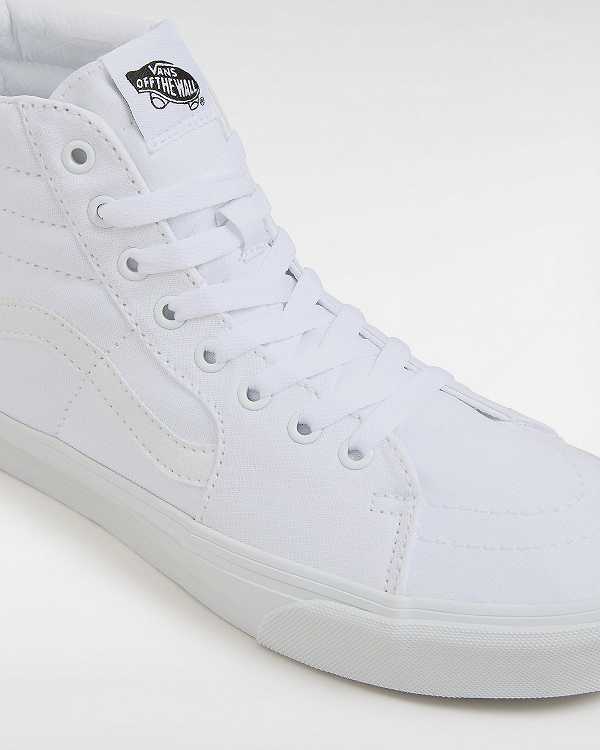 White Men Vans Sk8-Hi Sneakers Australia | VN2197830