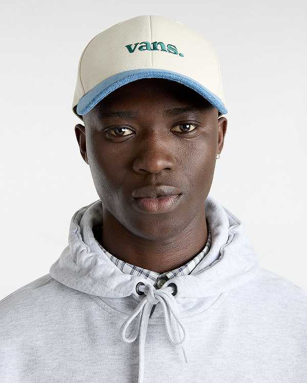 White Unisex Vans 66 Structured Jockey Hats Australia | VN8753960