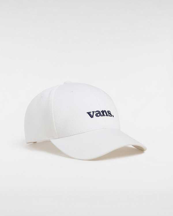 White Unisex Vans 66 Structured Jockey Hats Australia | VN8796430