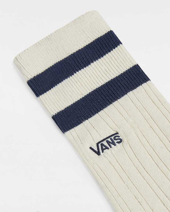 White Unisex Vans Classic Crew (1 Pair) Socks Australia | VN3847029