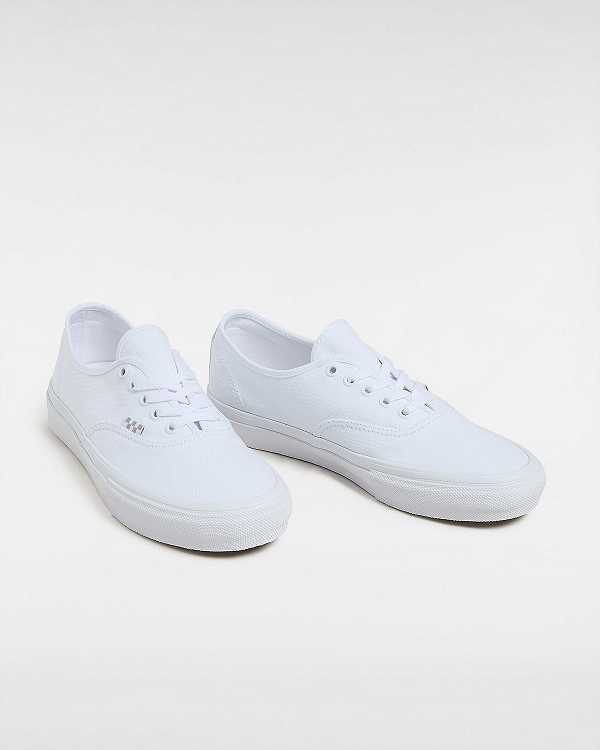 White Women Vans Authentic Skate Shoes Australia | VN7815649