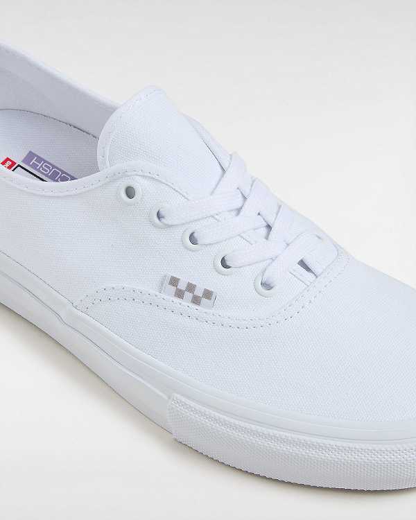 White Women Vans Authentic Skate Shoes Australia | VN7815649