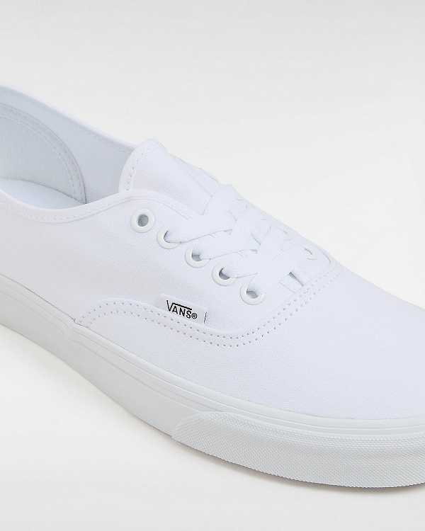 White Women Vans Authentic Sneakers Australia | VN6185324