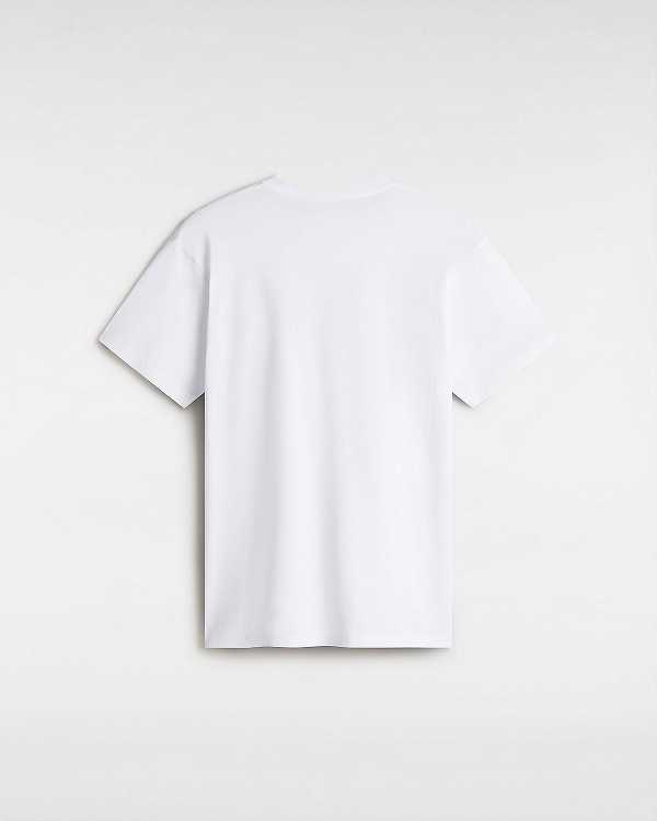 White Women Vans Classic T Shirts Australia | VN1084927