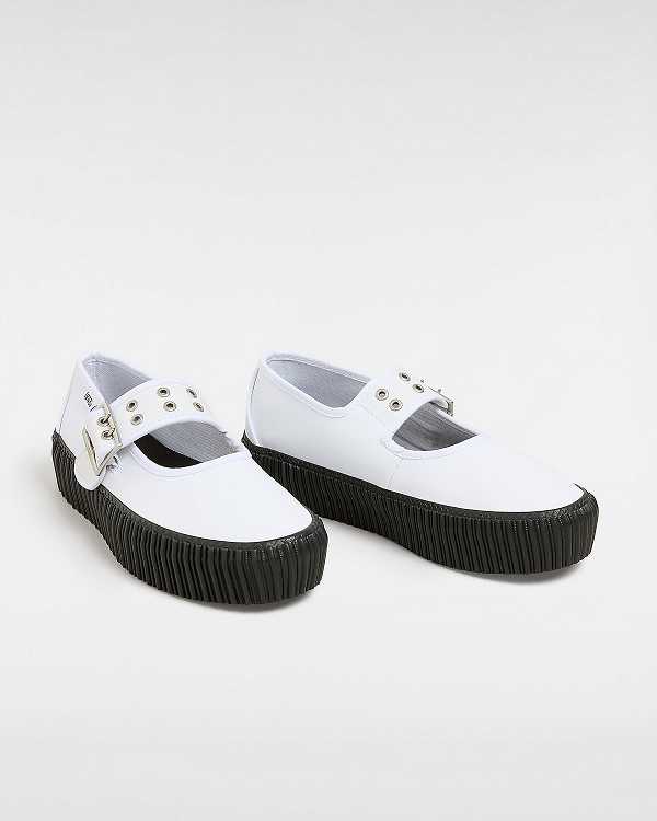 White Women Vans Creeper Mary Janes Australia | VN7491265