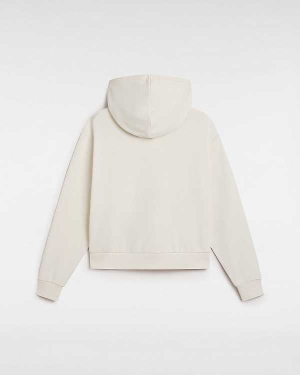 White Women Vans Essential Relaxed Fit Hoodie Australia | VN3647025