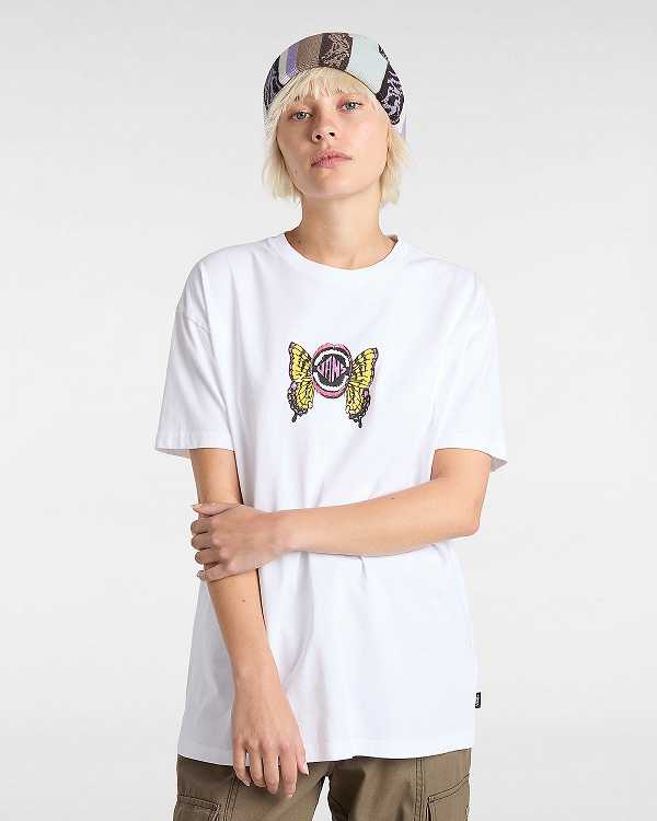 White Women Vans Ethereal T Shirts Australia | VN2643910