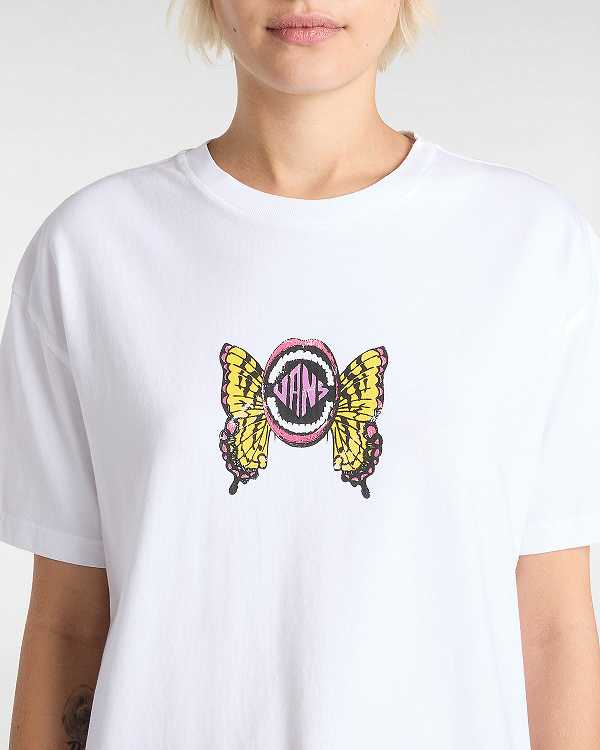 White Women Vans Ethereal T Shirts Australia | VN2643910