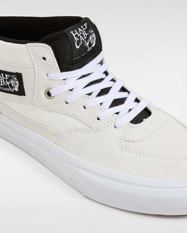 White Women Vans Half Cab Skate Shoes Australia | VN2438071