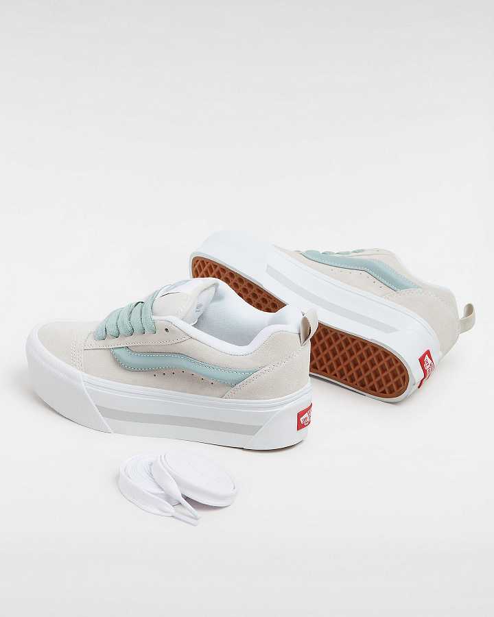 White Women Vans Knu Stack Sneakers Australia | VN7916508