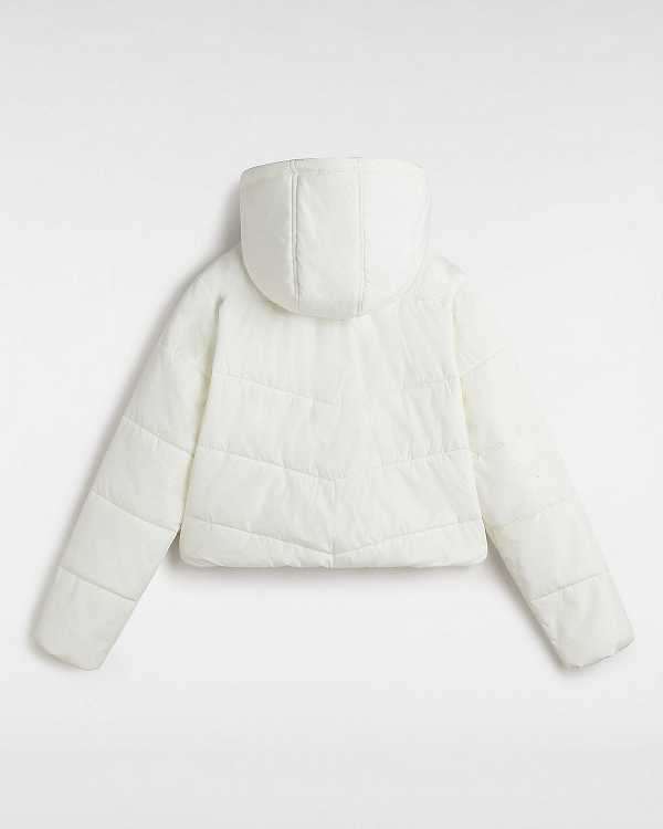 White Women Vans MTE Foundry Crop Jacket Australia | VN9265814