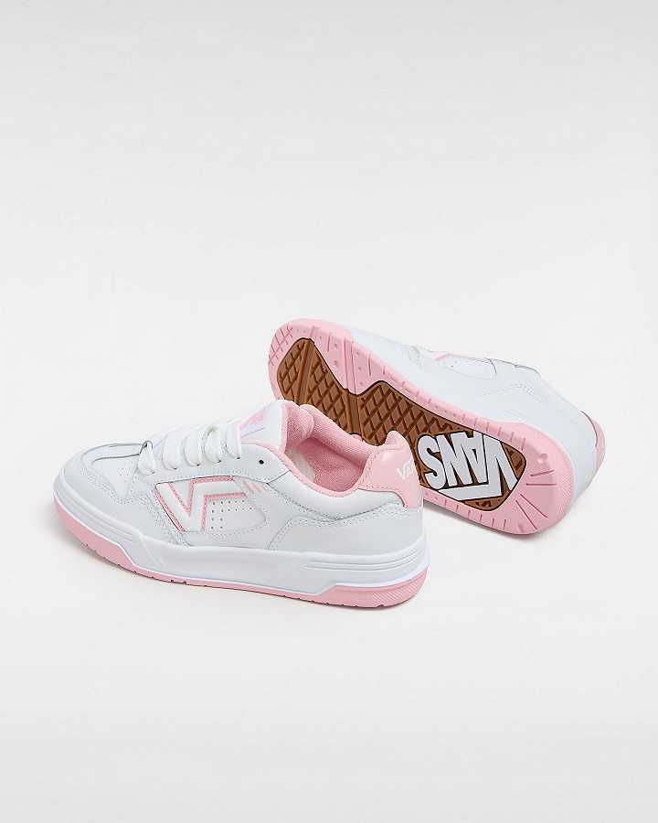 White / Pink Men Vans Upland Sneakers Australia | VN5639410