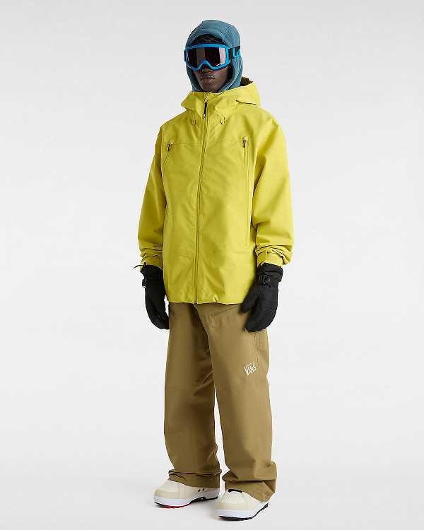 Yellow Men Vans MTE High-Country 3L Snowboard Jacket Australia | VN9705246