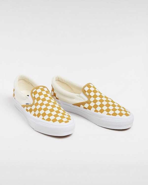 Yellow Men Vans Premium 98 Slip On Shoes Australia | VN9476203