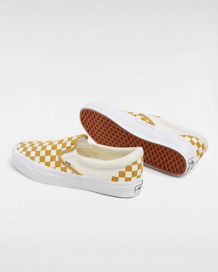 Yellow Men Vans Premium 98 Slip On Shoes Australia | VN9476203