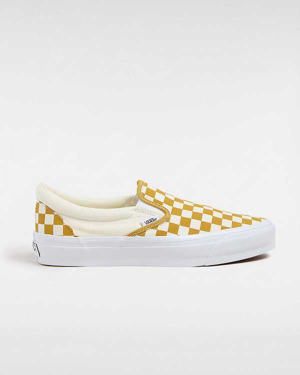 Yellow Men Vans Premium 98 Slip On Shoes Australia | VN9476203